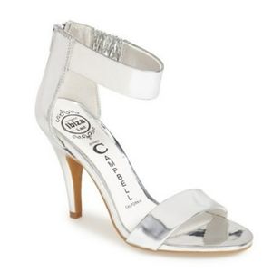 Jeffrey Campbell Metallic Hough Ankle Strap Sandal
